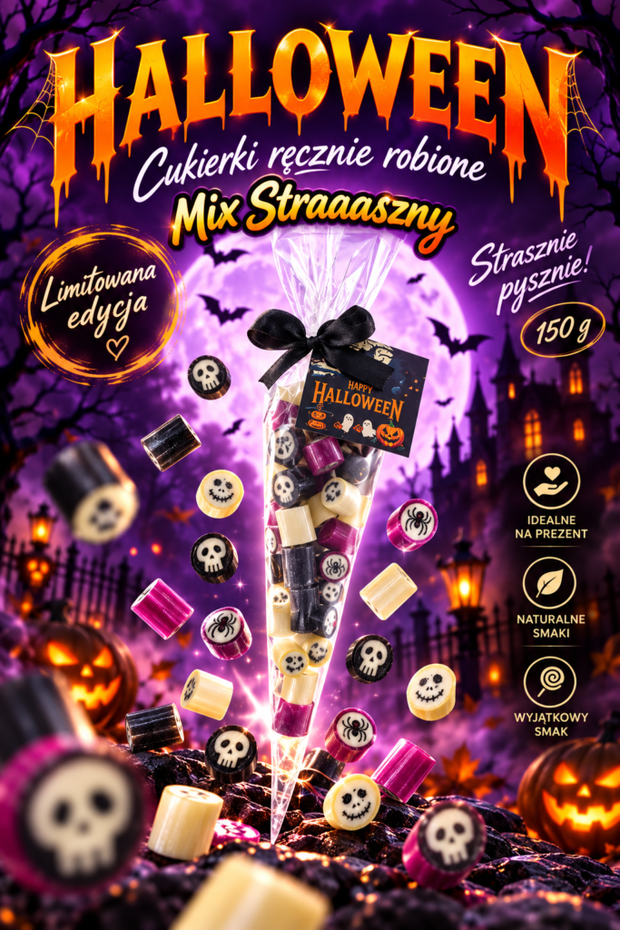 Cukierki na Halloween Mix Straszny 150g z Manufaktury Cukierków